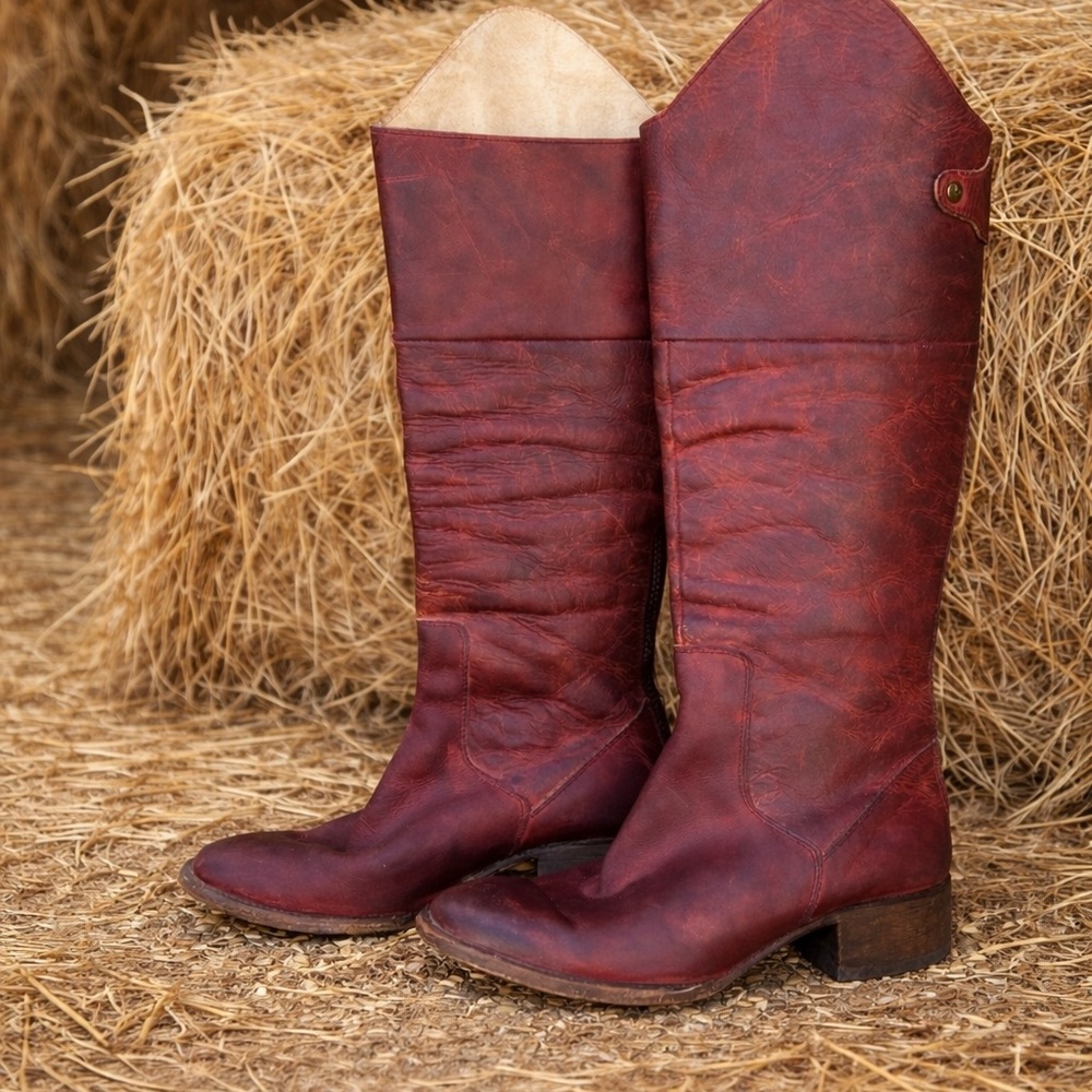Freebird Western-style Women’s Distressed Leather Boots Size 7